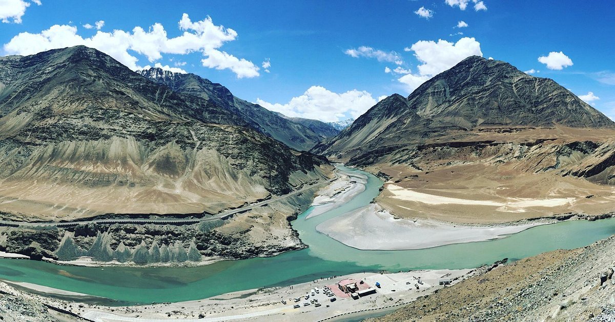 Indus-Zanskar confluence